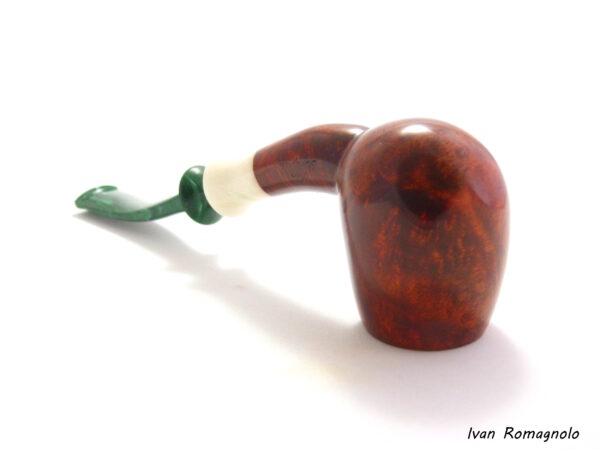 Pipa "Bent Egg" Disponibile n.0425  Liscia in legno di radica - immagine 7